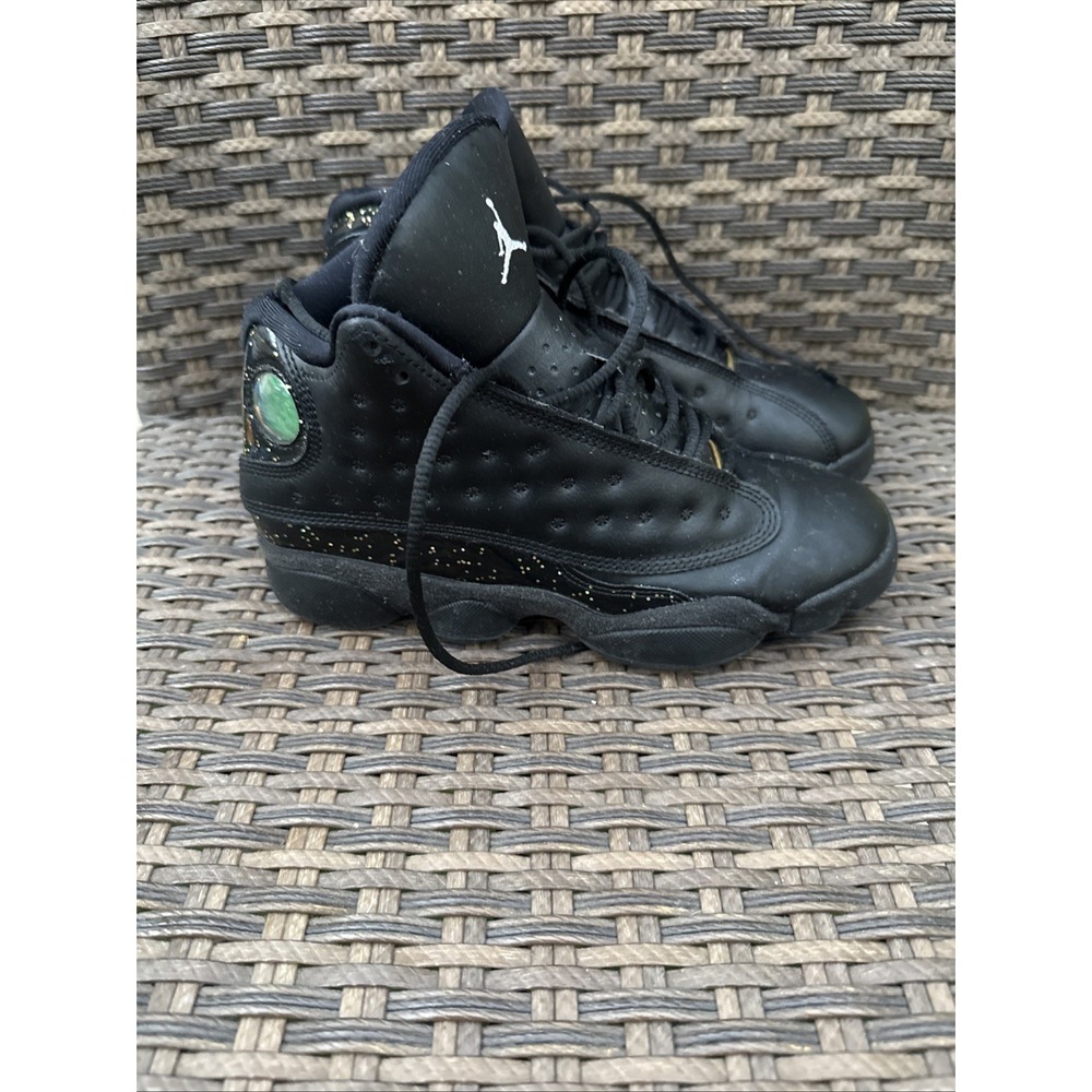 Nike Air Jordan 13 Retro Gold Glitter Size 6y